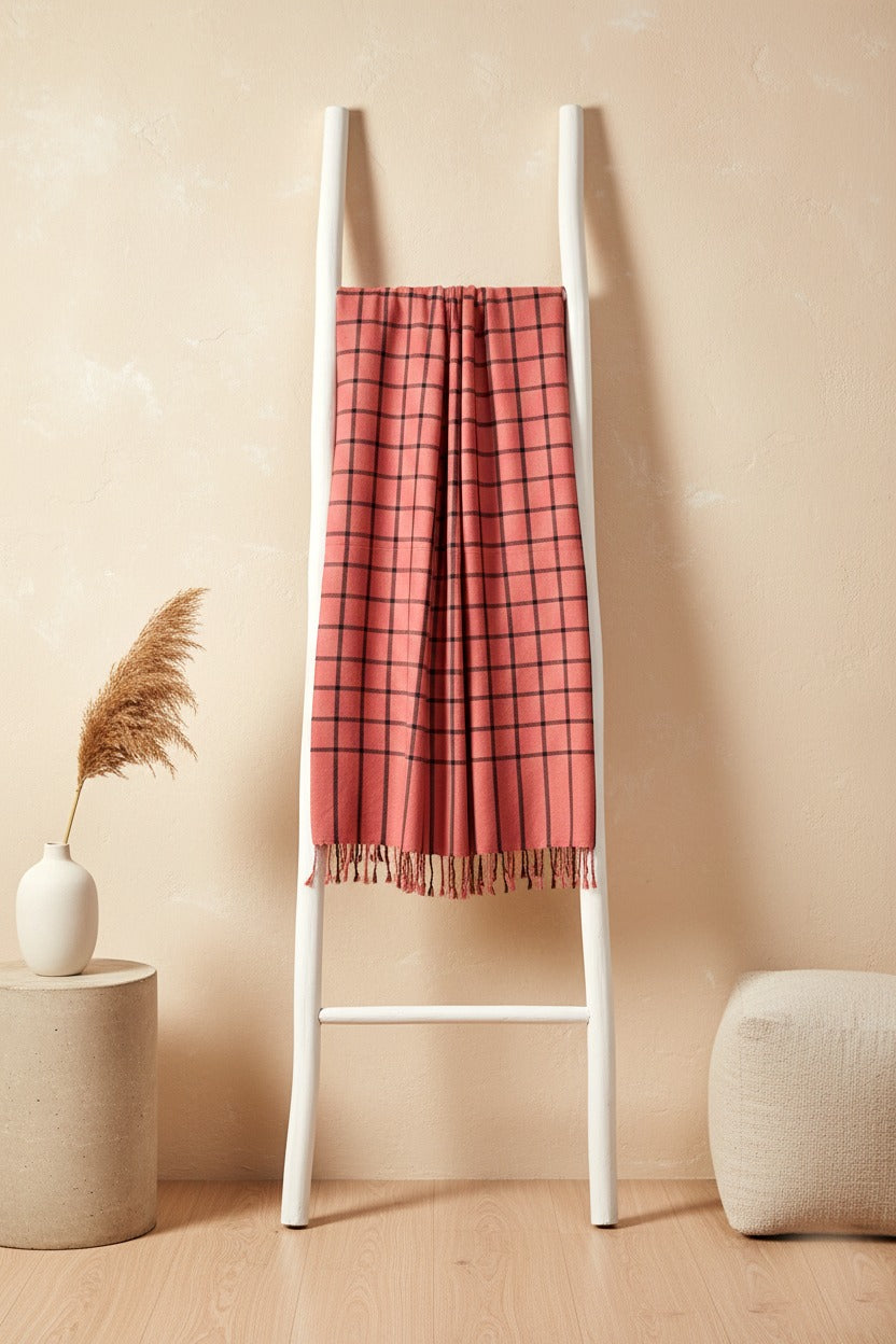 Women’s Warm Winter Pashmina Wool Shawl -(D#8009)