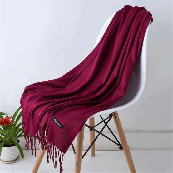 Women’s Warm Winter Pashmina Wool Shawl -(D#7005)