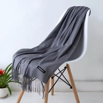 Women’s Warm Winter Pashmina Wool Shawl -(D#7007)