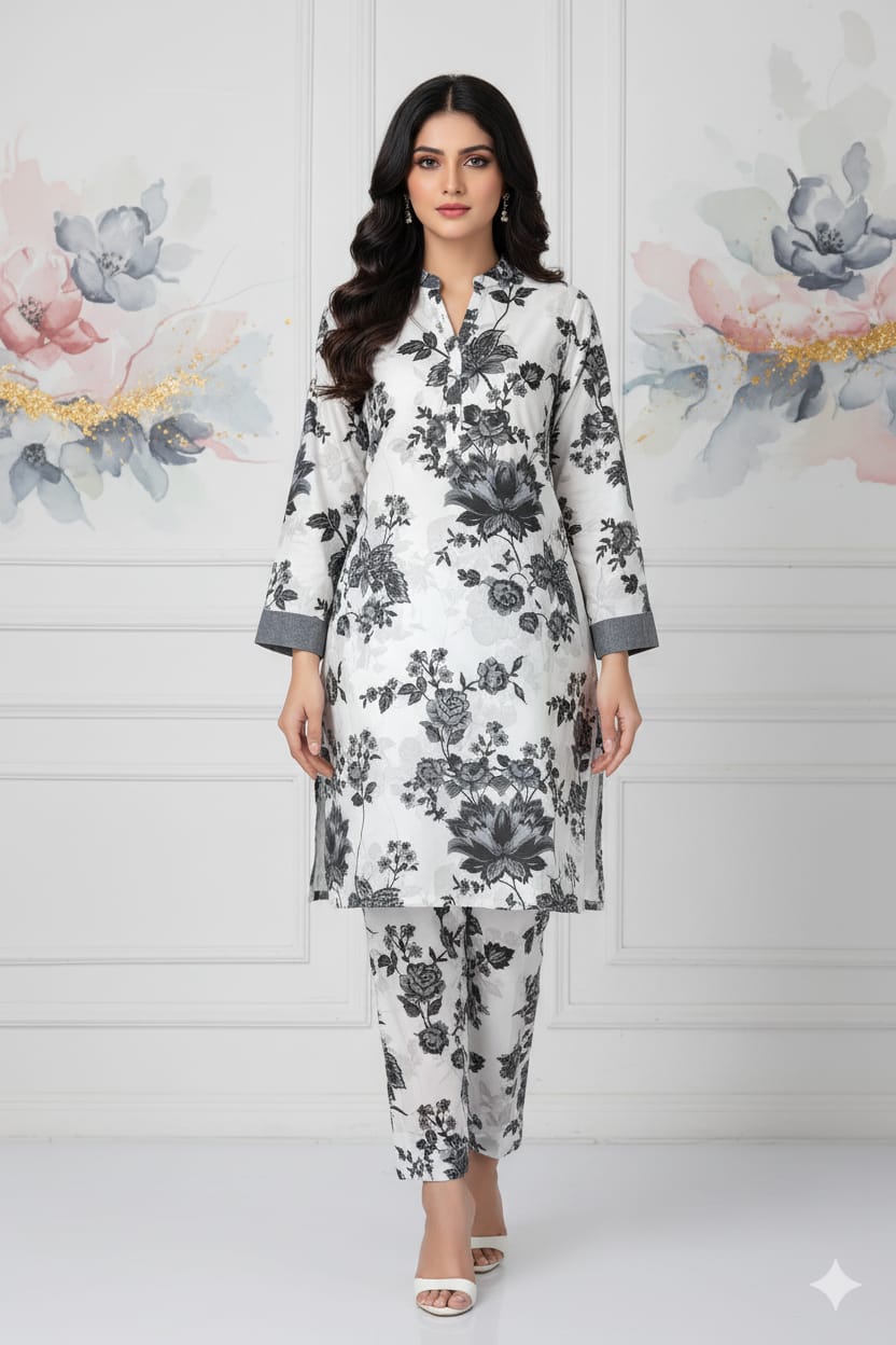 Unstitched 2-Piece Suit D#768