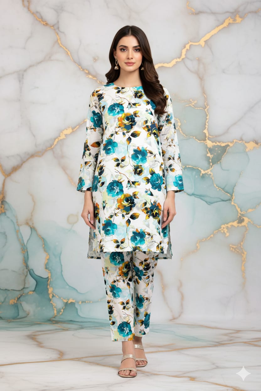 Unstitched 2-Piece Suit D#855